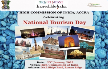 Join us to celebrate National Tourism Day showcasing India as vast treasure of tourism attractions strengthening further her connect to the outside world