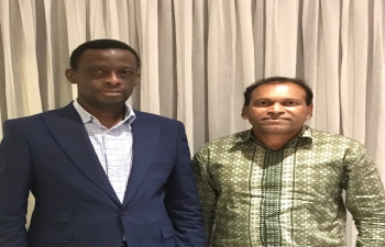 Visiting Western Region of Ghana High Commissioner hosted Hon. Kwabena Okyere Darko-Mensah, Regional Minister for follow up on issues discussed during his last visit to the Region