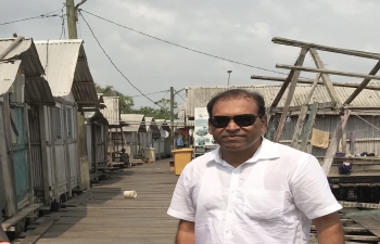 During his visit to Western Region of Ghana High Commissioner visited Nzulezu Stilt Settlement, UNESCO World Heritage site, and discussed with authorities cooperation with India in heritage conservation