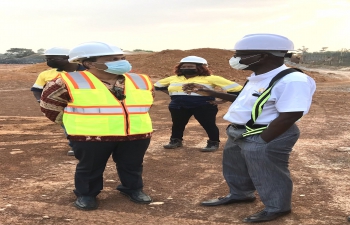 High Commissioner visited Adamus Resources Gold Mining Project during his visit to Western Region of Ghana to get first hand knowledge of this important sector of the Ghanaian economy