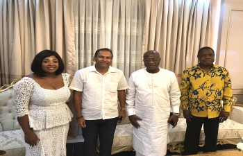 Calling on Hon. Osei Kyei Mensah Bonsu, Minister of Parliamentary Affairs of Ghana, in Kumasi High Commissioner discussed issues of bilateral cooperation