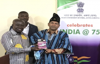 High Commissioner inaugurated ‘India Corner’ at College of Health in Kintampo in Bono East Region of Ghana donating several books on various aspects of India