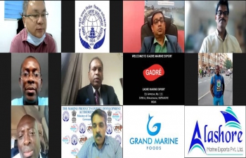 Addressing virtual buyer seller meet for marine products from India organised in association with MPEDA,  High Commissioner urged businesses to avail growing market opportunities in Ghana & the Region