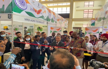 ‘India Pavilion’ with 48 exhibition booths by ASSOCHAM4India was inaugurated by Hon. Mohammed Hardi Tufeiru, Dy Minister of Food and Agriculture of Ghana at ‘AGRITECH West Africa 2022’ at AICC at Accra