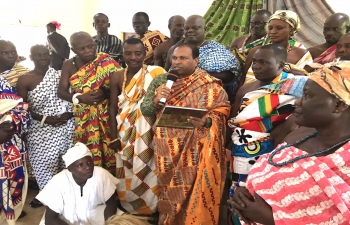 High Commissioner interacted with traditional chiefs in Oti Region