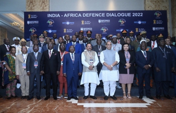 Hon. Dominic Nitiwul, Defence Minister of Ghana participated in India-Africa Defence Dialogue 2022