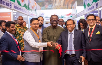 Inaugurating Power & Energy Ghana Expo 2022 in Accra, Ghana