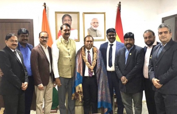 High Commissioner interacted with visiting Indian business delegation 