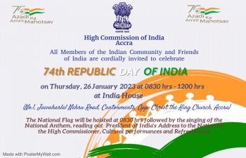 Celebration of 74th Republic Day of India