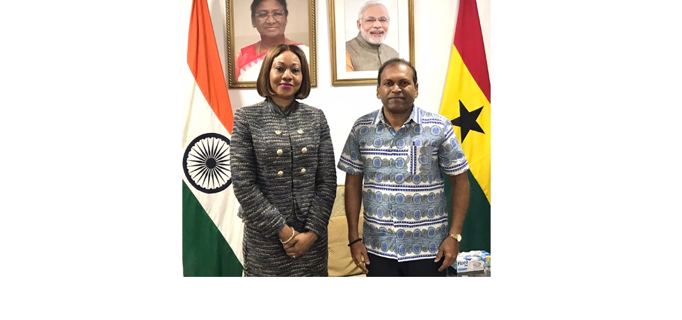 Chairperson of Electoral Commission of Ghana Jean Mensa called on High Commissioner