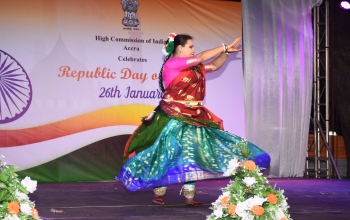 Reception at India House in Accra to mark 74th Republic Day  