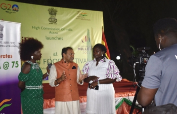 High Commissioner interact with media at launch of International Year of Millets