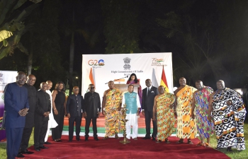 Celebration of India-Ghana Partnership Day at India House in Accra