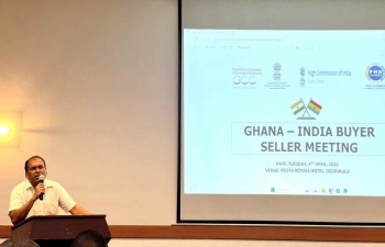High Commissioner addresses India-Ghana Business Meet in Accra