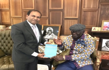 High Commissioner Call on former President JA Kufuor 
