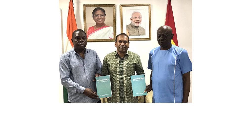 Hon. Kwasi Adu Gyan & Hon. George Boakye, Ministers of Bono East & Ahafo Regions resp. of Ghana called on High Commissioner to discuss cooperation with India