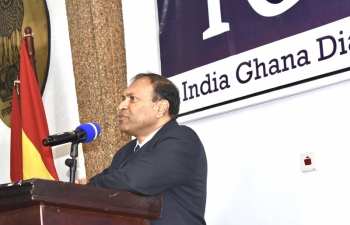 High Commissioner in India-Ghana Dialogue with Dr SKB Asante