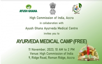 Free Ayurveda Medical Camp on 11 November, 2023
