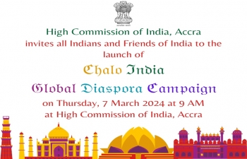 Special Screening of the Launch of Chalo India - Global Diaspora Campaign | 07 March, 2024